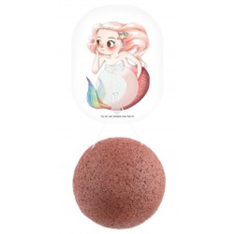 Mythical Mermaid Konjac Red Clay ansiktssvamp
